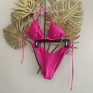 Victoria's Secret Bright Pink Brazilian Slip